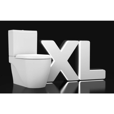 CREAVIT GRANDE kompakt WC XL odpływ poziomy/pionowy biały GR360