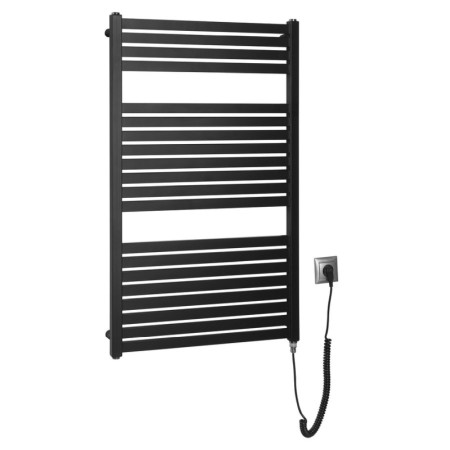 Aqualine TONDI-E grzejnik elektryczny 600x970 mm 400 W czarny mat DE466T