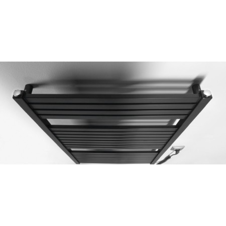 Aqualine TONDI-E grzejnik elektryczny 600x970 mm 400 W czarny mat DE466T