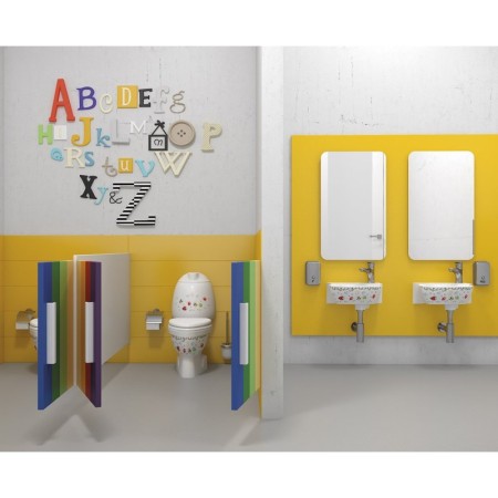 CREAVIT KID kompakt WC dla dzieci odpływ pionowy kolorowy sitodruk CK301.400.0F