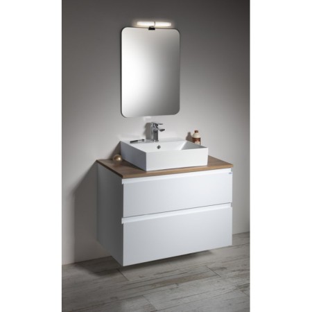 Aqualine ALTAIR szafka umywalkowa 77.5x60x45cm biała AI280