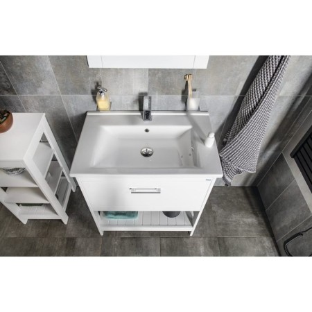 Aqualine ETIDE szafka umywalkowa 71.5x85x44 cm biały mat ET725