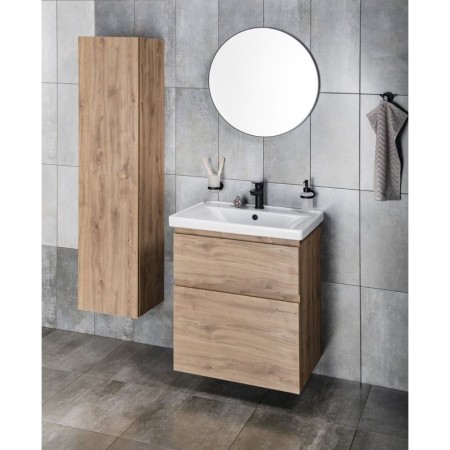 Aqualine ALTAIR szafka umywalkowa 52x72.5x45cm dąb emporio AI355