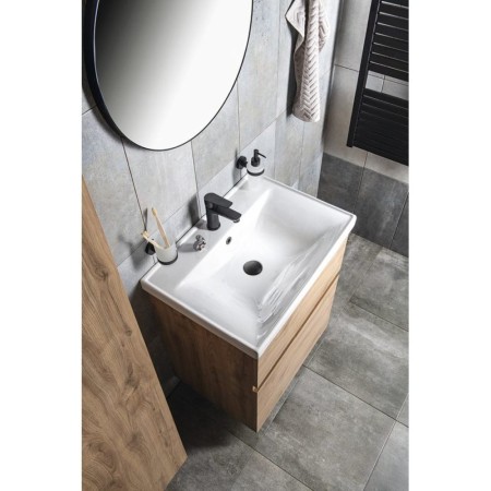 Aqualine ALTAIR szafka umywalkowa 61.5x72.5x45cm dąb emporio AI365