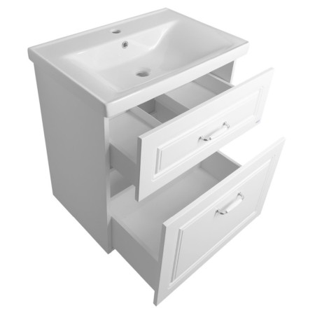 Aqualine FAVOLO szafka umywalkowa 67x72.5x44.6cm biały mat FV270