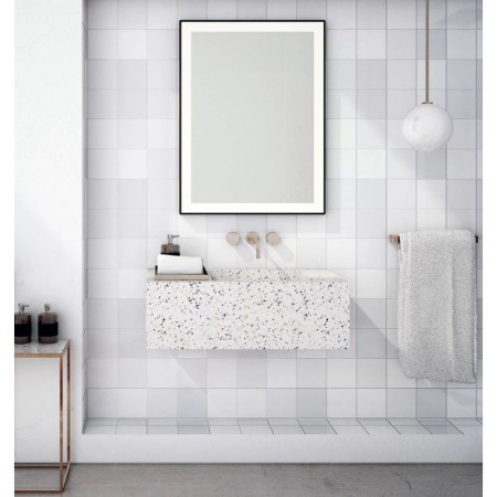 Sapho GANO lustro z oświetleniem LED 60x80cm czarny LG260