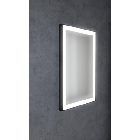 Sapho GANO lustro z oświetleniem LED 60x80cm czarny LG260