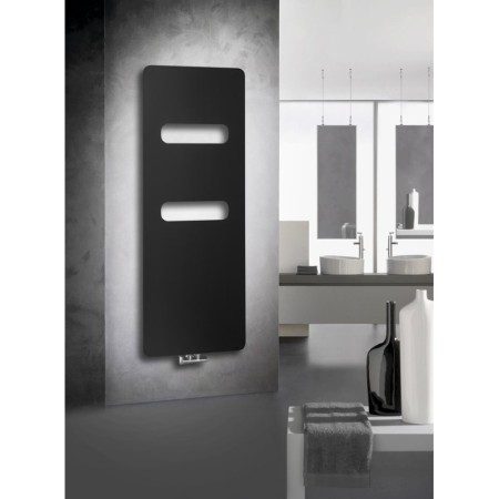 Sapho TABELLA OPEN grzejnik 590x1490 mm czarny mat MI1457