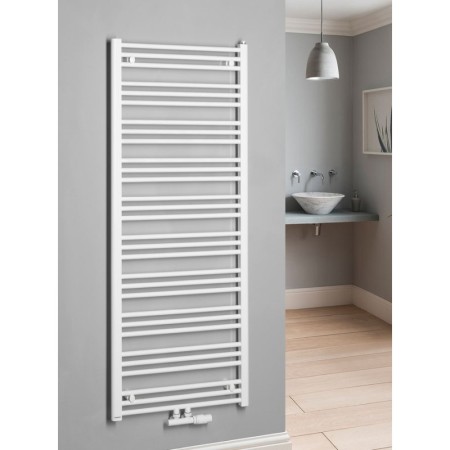 Bruckner ALBRECHT grzejnik 400x1570 mm podłączenie środkowe biały 600.113.4