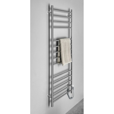 Sapho REDONDO elektryczna suszarka na ręczniki okrągła 600x1500 mm 130 W stal nierdzewna polerowana ER250V
