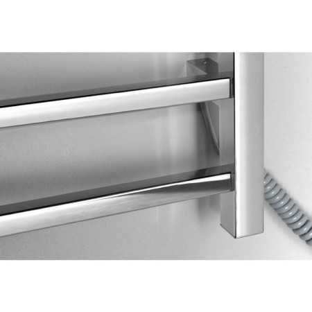 Sapho ESKINADO elektryczna suszarka na ręczniki kwadratova 600x1500 mm 130 W stal nierdzewna polerowana ER450V