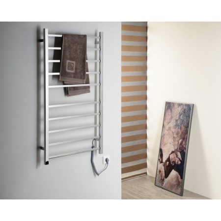 Sapho ESKINADO elektryczna suszarka na ręczniki kwadratova 620x1160 mm 120 W stal nierdzewna polerowana ER430V