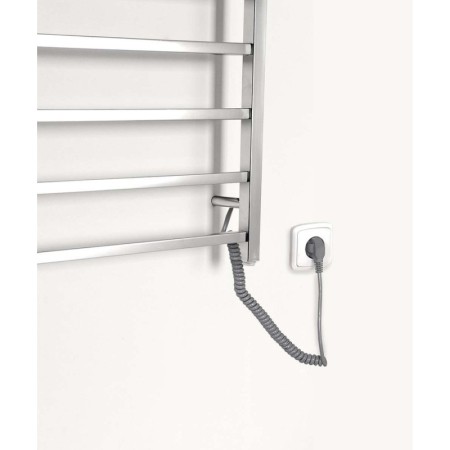 Sapho ESKINADO elektryczna suszarka na ręczniki kwadratova 620x1160 mm 120 W stal nierdzewna polerowana ER430V