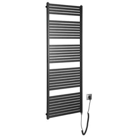 Aqualine TONDI-E grzejnik elektryczny 600x1690 mm 800 W czarny mat DE496T