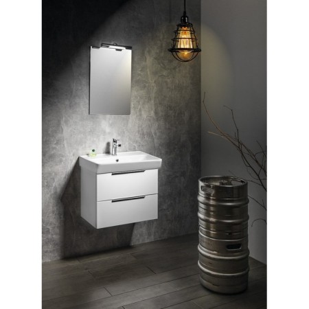 Bruckner NEON szafka z umywalką ceramiczną 60x41.5 cm biała 501.113.0