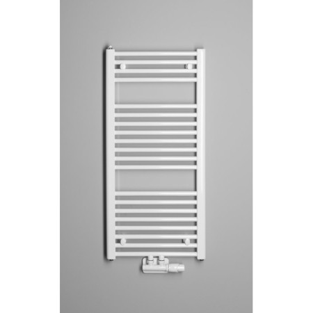 Aqualine DIRECT grzejnik łazienkowy 450x960 mm podłączenie środkowe biały ELM94T