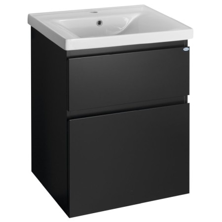 Aqualine ALTAIR szafka umywalkowa 57x72.5x45cm cm czarny mat AI660