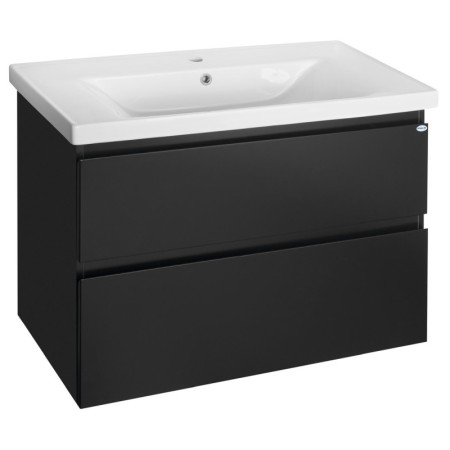 Aqualine ALTAIR szafka umywalkowa 86.5x60x45cm czarny mat AI690