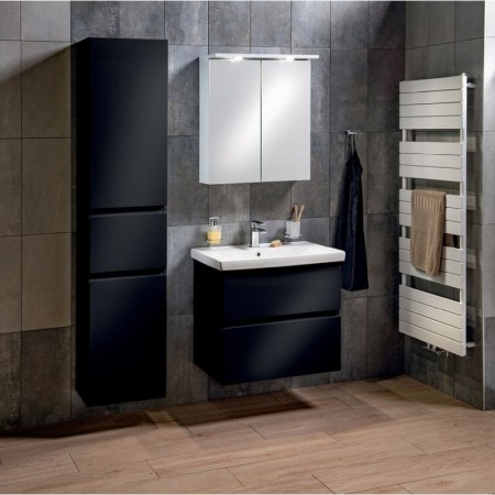 Aqualine ALTAIR szafka umywalkowa 86.5x60x45cm czarny mat AI690