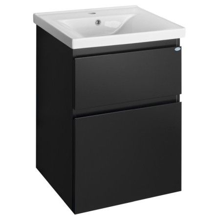 Aqualine ALTAIR szafka umywalkowa 52x72.5x45 cm czarny mat AI655