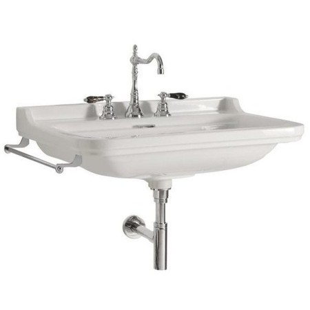 Kerasan WALDORF umywalka ceramiczna 60x55cm z 3 otworami na baterię biały 4140K1-3