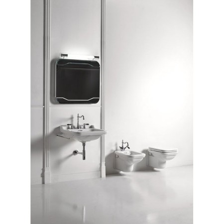 Kerasan WALDORF umywalka ceramiczna 60x55cm z 3 otworami na baterię biały 4140K1-3