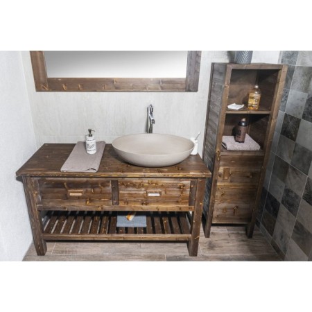 Sapho BRAND szafka pod umywalkę 130x73x50cm świerk bejcowany BA131S