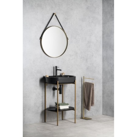 Sapho PUNO konsola pod umywalkę 550x795x396mm złoty mat SKA590-5