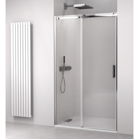 Polysan THRON LINE SQUARE drzwi prysznicowe 1600 mm rolki kanciaste szkło czyste TL5016-5002
