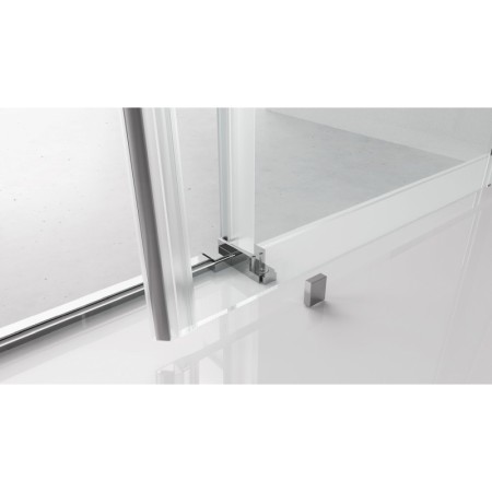 Polysan THRON LINE SQUARE kabina prysznicowa prostokątna 1100x800mm rolki kanciaste wejście z rogu TL2180-5002