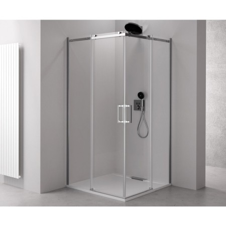 Polysan THRON LINE ROUND kabina prysznicowa 1200x800mm wejście z rogu TL2280-5005