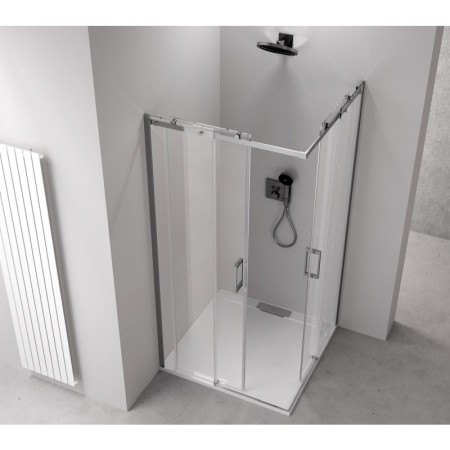 Polysan THRON LINE ROUND kabina prysznicowa 1200x800mm wejście z rogu TL2280-5005