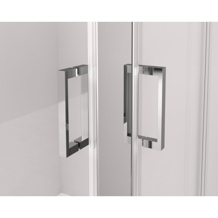 Polysan THRON LINE ROUND kabina prysznicowa 1200x800mm wejście z rogu TL2280-5005
