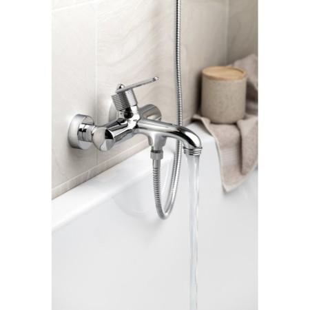 Sapho BEBÉ bateria wannowa ścienna chrom BB010