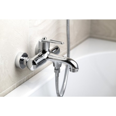 Sapho BEBÉ bateria wannowa ścienna chrom BB010