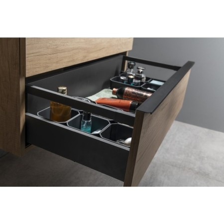Sapho SITIA szafka umywalkowa 75.6x50x442cm 2 szuflady biały mat SI080-3131