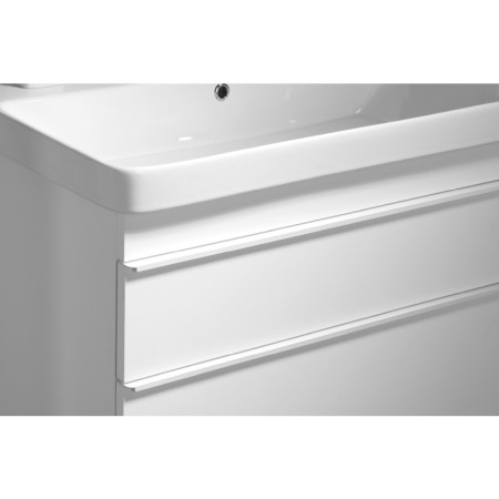Sapho SITIA szafka umywalkowa 75.6x50x442cm 2 szuflady biały mat SI080-3131