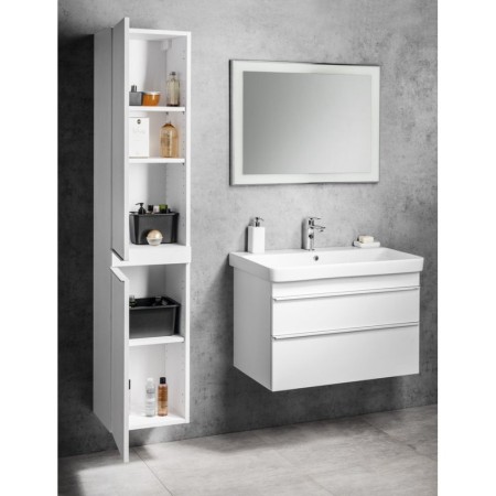 Sapho SITIA szafka wysoka 35x172x32cm 2 drzwiczki biały mat SI230-3131