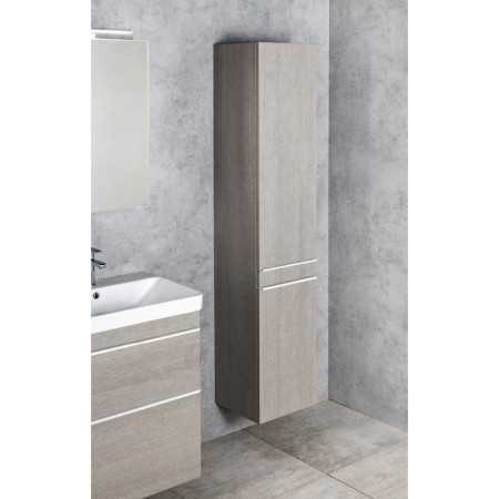 Sapho SITIA szafka wysoka 467x172x32cm 2 drzwiczki dąb srebrny SI450-1111