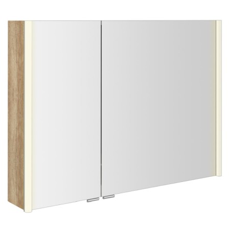 Sapho ALIX szafka z lustrem oświetlenie LED 96x70x17.5cm dąb Alabama AX196-0022