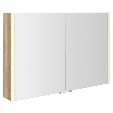 Sapho ALIX szafka z lustrem oświetlenie LED 106x70x17.5cm dąb Alabama AX106-0022