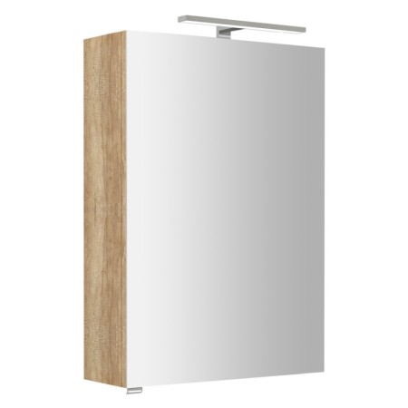 Sapho RIWA szafka z lustrem oświetlenie LED 50x70x17cm dąb Alabama RIW050-0022