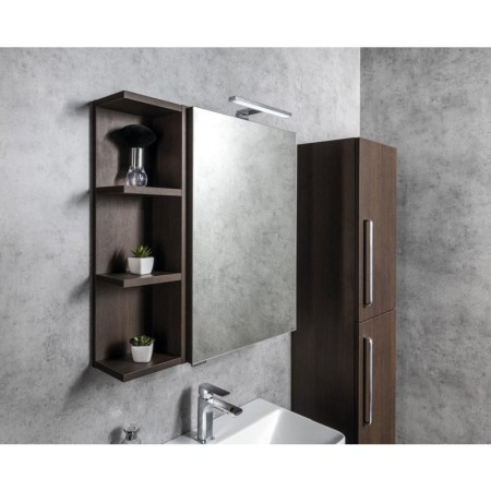Sapho RIWA szafka z lustrem oświetlenie LED 50x70x17cm dąb Alabama RIW050-0022