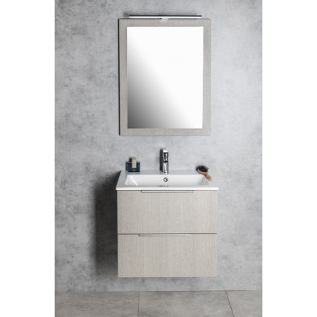 Sapho CIRASA szafka pod umywalkę 58x54x39cm dąb srebrny CR592-1111