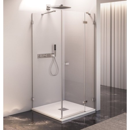 Polysan FORTIS EDGE drzwi prysznicowe bez profilu 900mm szkło czyste prawe FL1290R