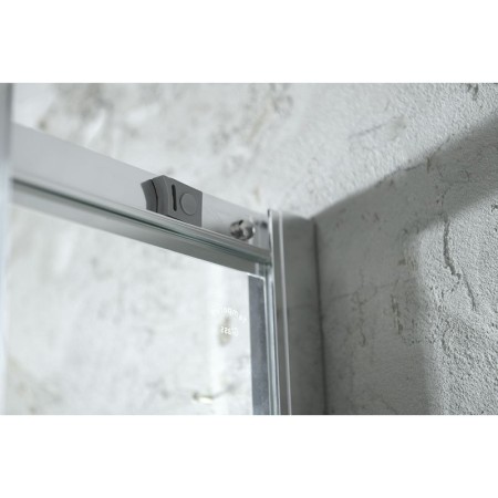 Aqualine ARLETA kabina prysznicowa półokrągła 800x800mm szkło czyste HLS800Y