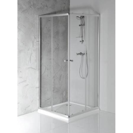 Aqualine AGGA kabina prysznicowa narożna 800x800mm szkło czyste HLF808Y