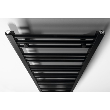 Bruckner ALBRECHT grzejnik 500x1250 mm podłączenie środkowe czarny mat 600.114.6