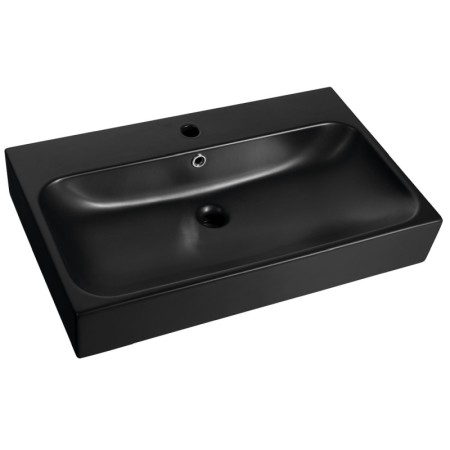 Sapho TORIDI umywalka ceramiczna 76x46.5cm czarny mat TU0226B