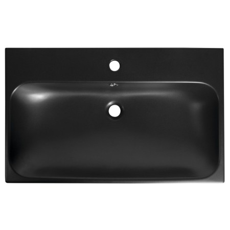 Sapho TORIDI umywalka ceramiczna 76x46.5cm czarny mat TU0226B